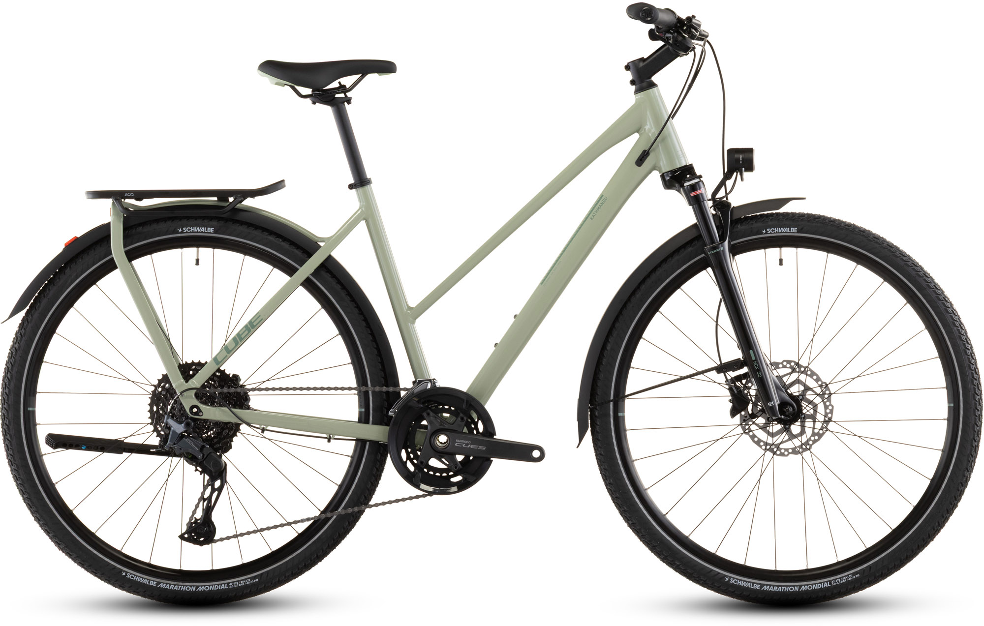 Cube Kathmandu EXC pea´n´grey Trapeze