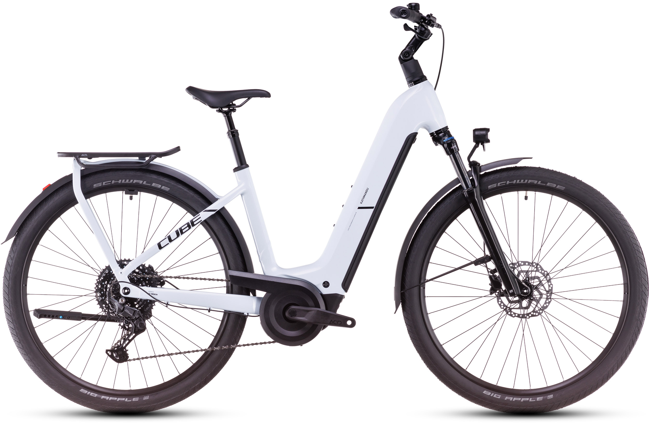 Cube Kathmandu Hybrid ONE 800 Easy Entry polarwhite´n´black
