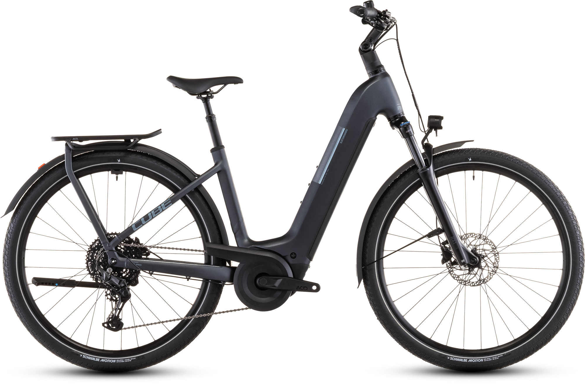 Cube Kathmandu Hybrid ONE 800 metallicgrey´n´grey Easy Entry