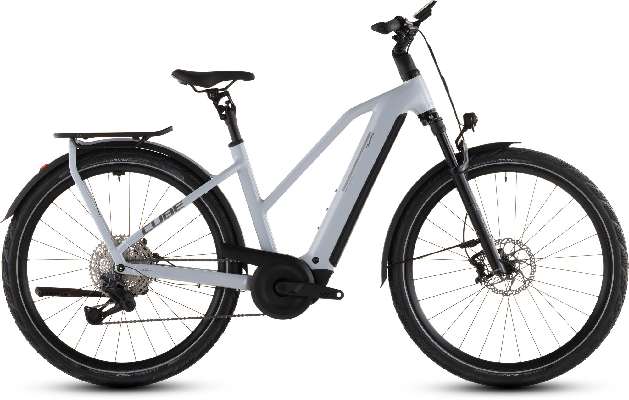 Cube Kathmandu Hybrid SLX 800 foggrey´n´grey Trapeze