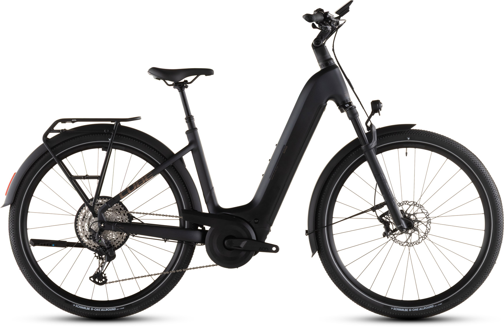 Cube Nuride Hybrid SLX 800 black´n´gold Easy Entry