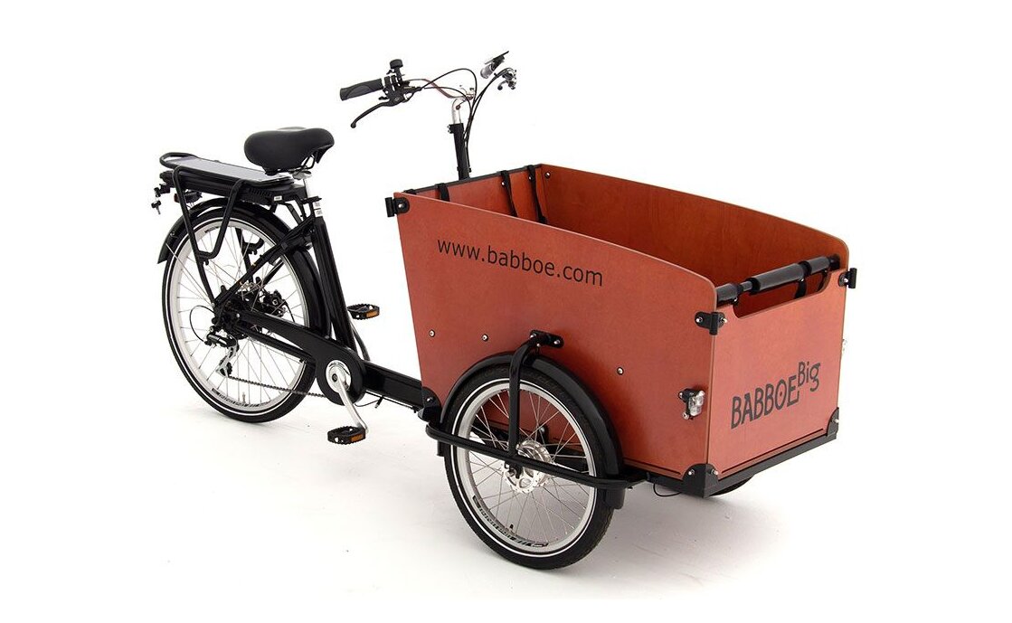 Babboe Big-E - 500 Wh - 26 Zoll - Dreirad